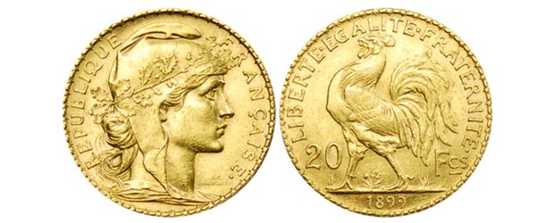 20 Francs Marianne Coq