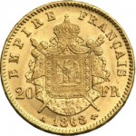 Valeur 20 francs Napoleon